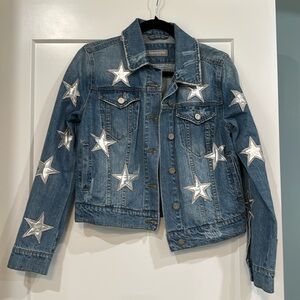 Bagatelle Denim Star Patch Jacket size S. Like New!
